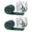 CanDo Low Powder Exercise Band - Twin-Pak - 100 yard (2 x 50 yard rolls) Green medium
