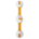 Rotating Suction-Cup Grab Bar McKesson White / Yellow Plastic